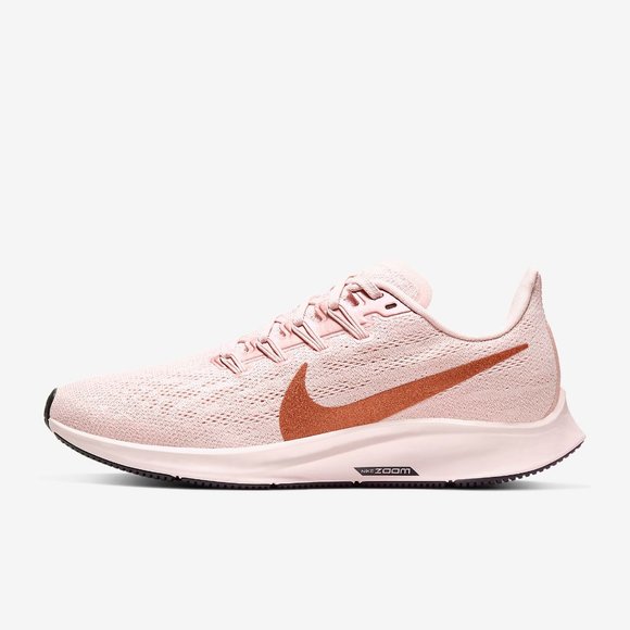 nike air zoom pegasus rose gold